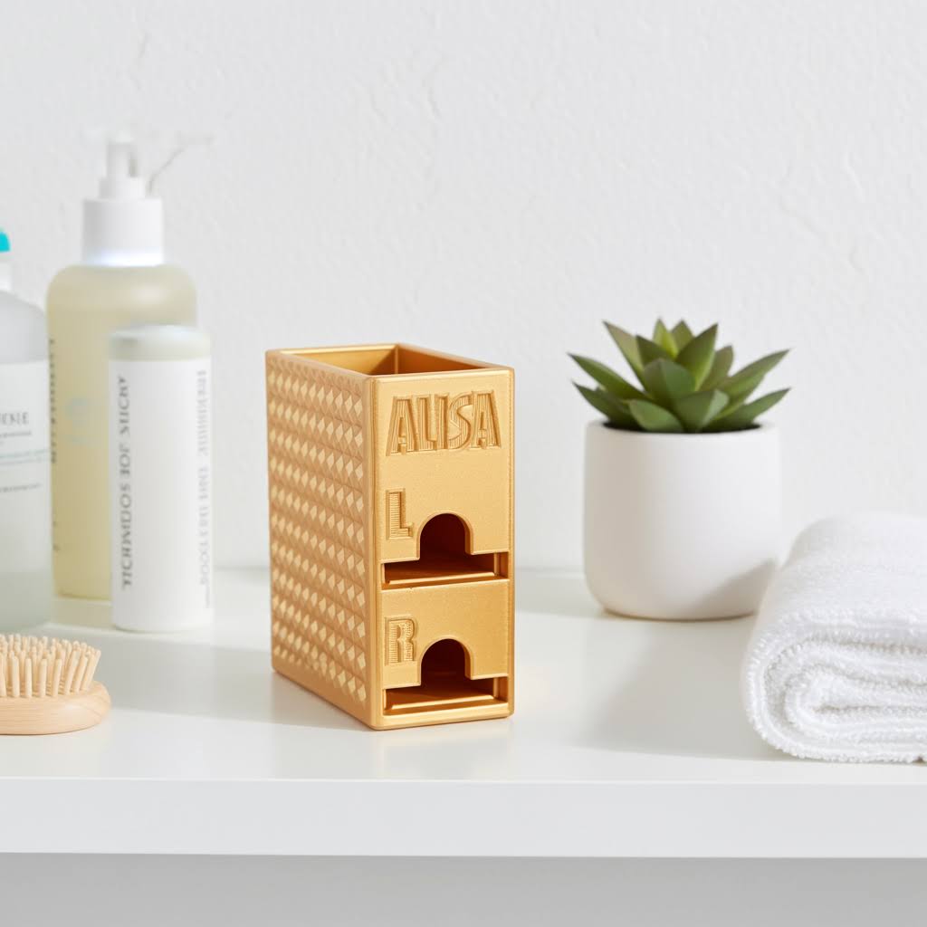 5er| 3D Gedruckter Kontaktlinsenspender (60 Tageslinsen Kapazität)