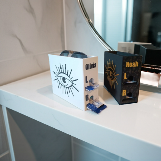 5er Vision: 3D Gedruckter Kontaktlinsenspender für 60 Tageslinsen – Stylisher Organizer (PLA)