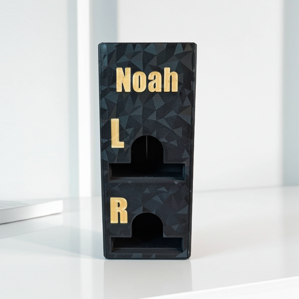 5er Vision: 3D Gedruckter Kontaktlinsenspender für 60 Tageslinsen – Stylisher Organizer (PLA)