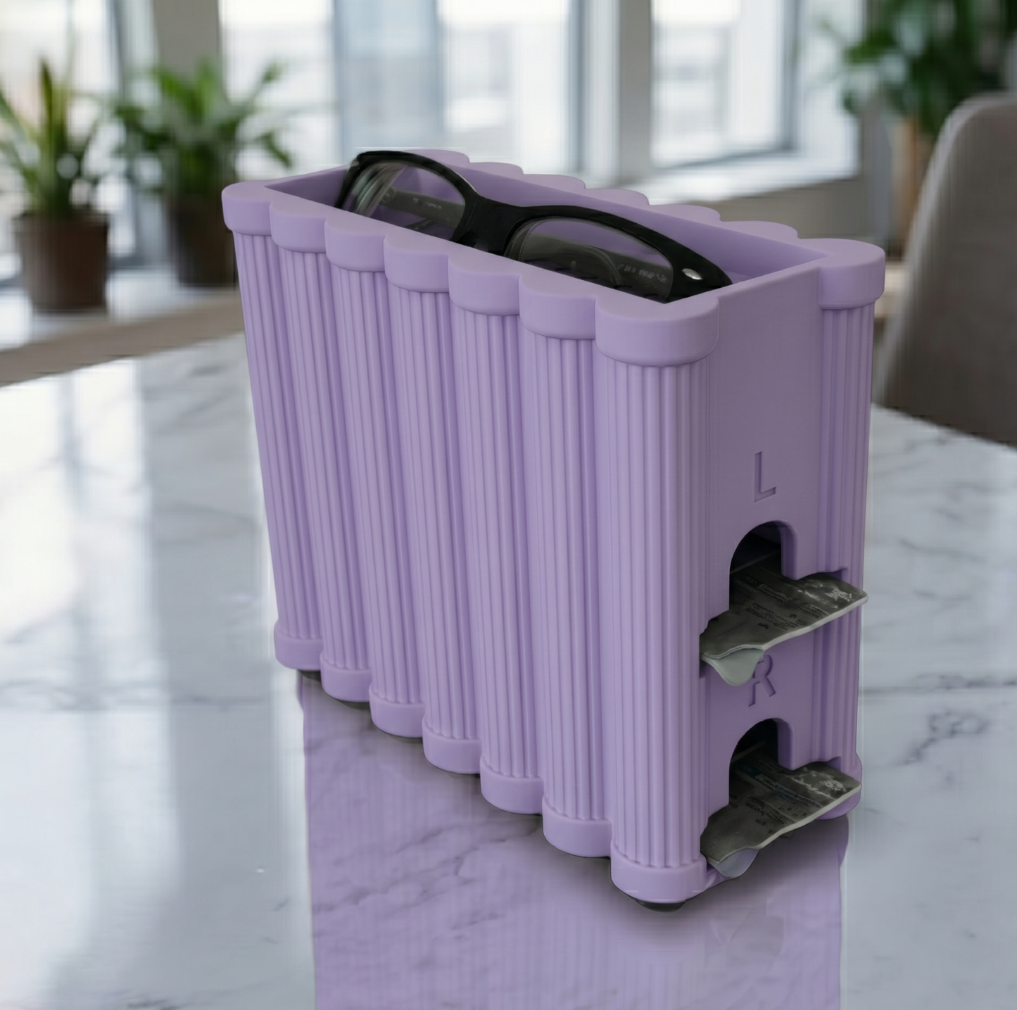 3D-Gedruckter Kontaktlinsenspender ROME | Stilvolle & Praktische Ordnung