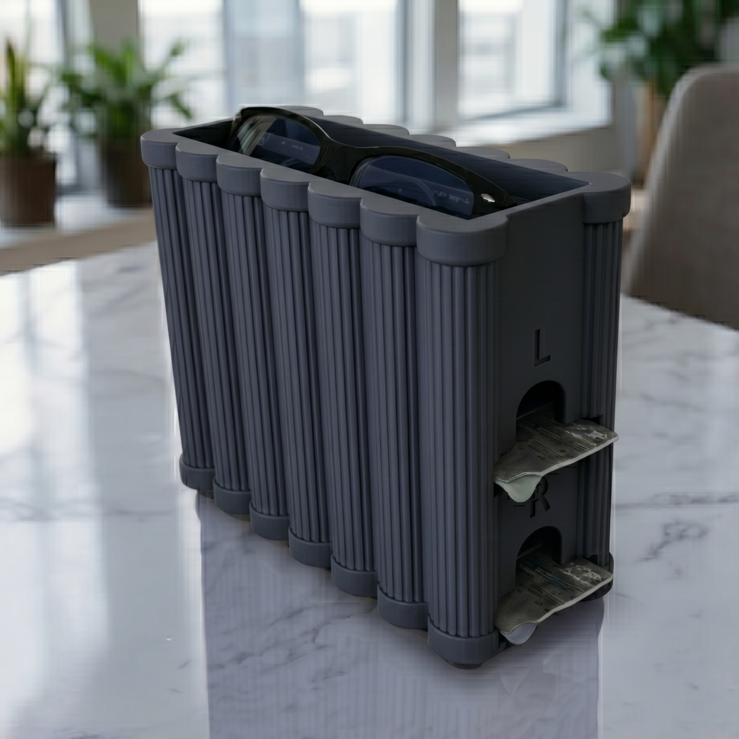 3D-Gedruckter Kontaktlinsenspender ROME | Stilvolle & Praktische Ordnung