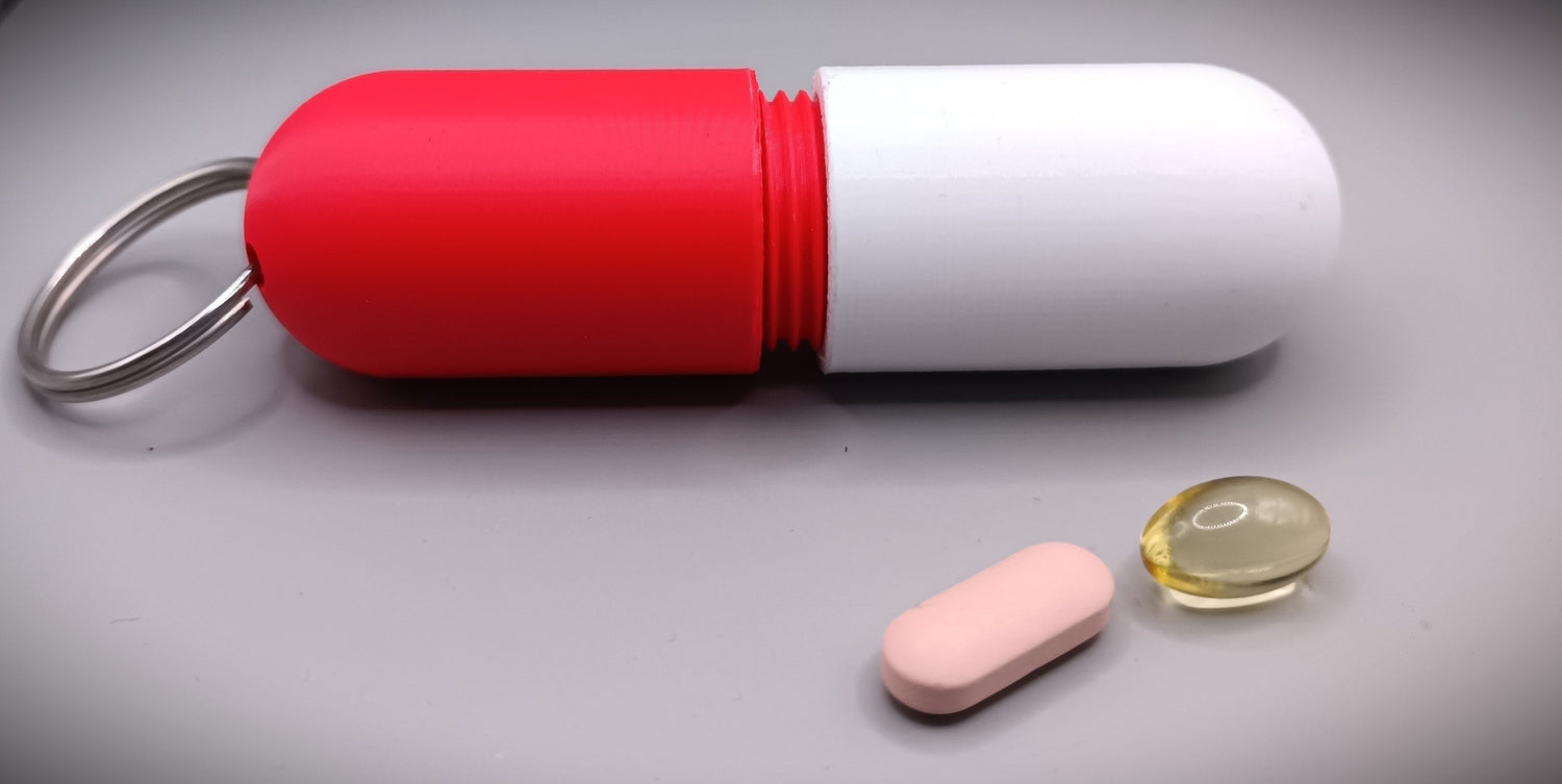 Pillenbox/Schlüsselanhänger