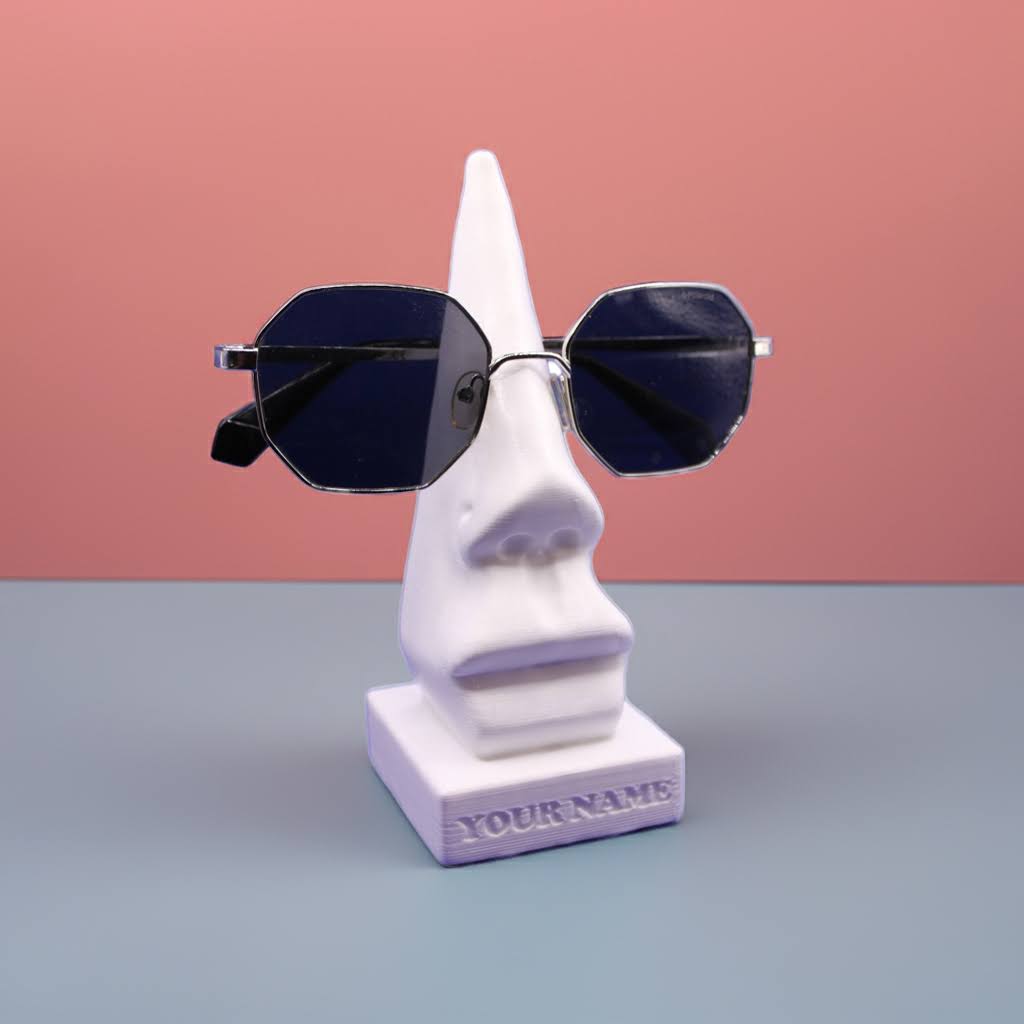 Personalisiertes 3D-gedrucktes Design-Statement: Der Brillenständer von 3D Bossi