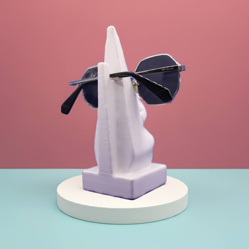 Personalisiertes 3D-gedrucktes Design-Statement: Der Brillenständer von 3D Bossi