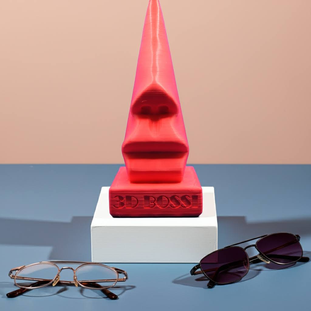 Personalisiertes 3D-gedrucktes Design-Statement: Der Brillenständer von 3D Bossi