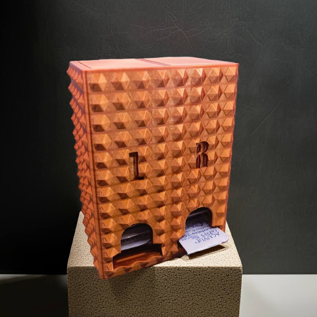 Kontaktlinsenspender SPIKE - 3D-gedruckter Tageslinsenbehälter (30er Pack)