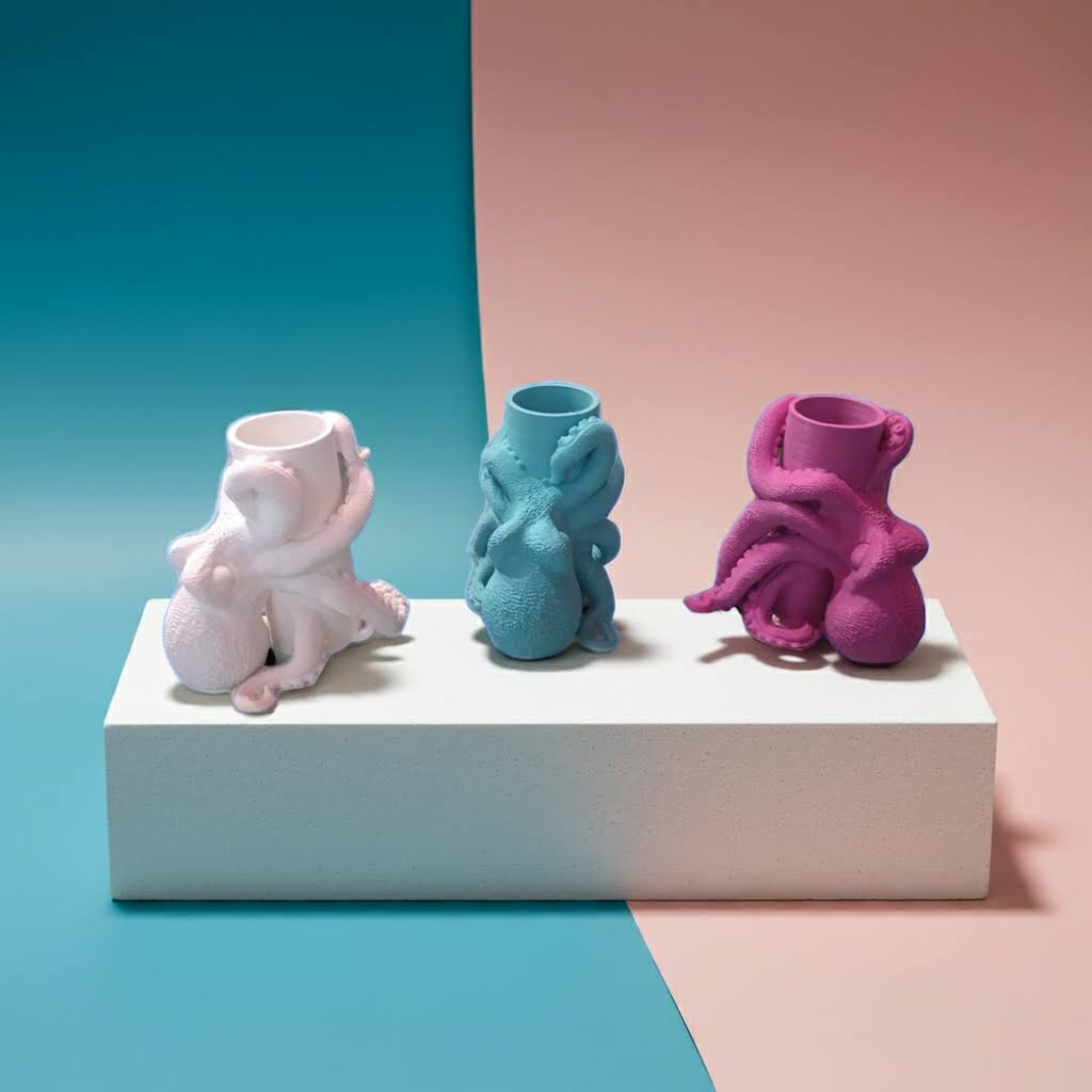 Octopus Bleistifthalter, Schreibtisch Organizer, Büro Organisation, Stifte aufbewahrung, Meer Deko, Stifteköcher