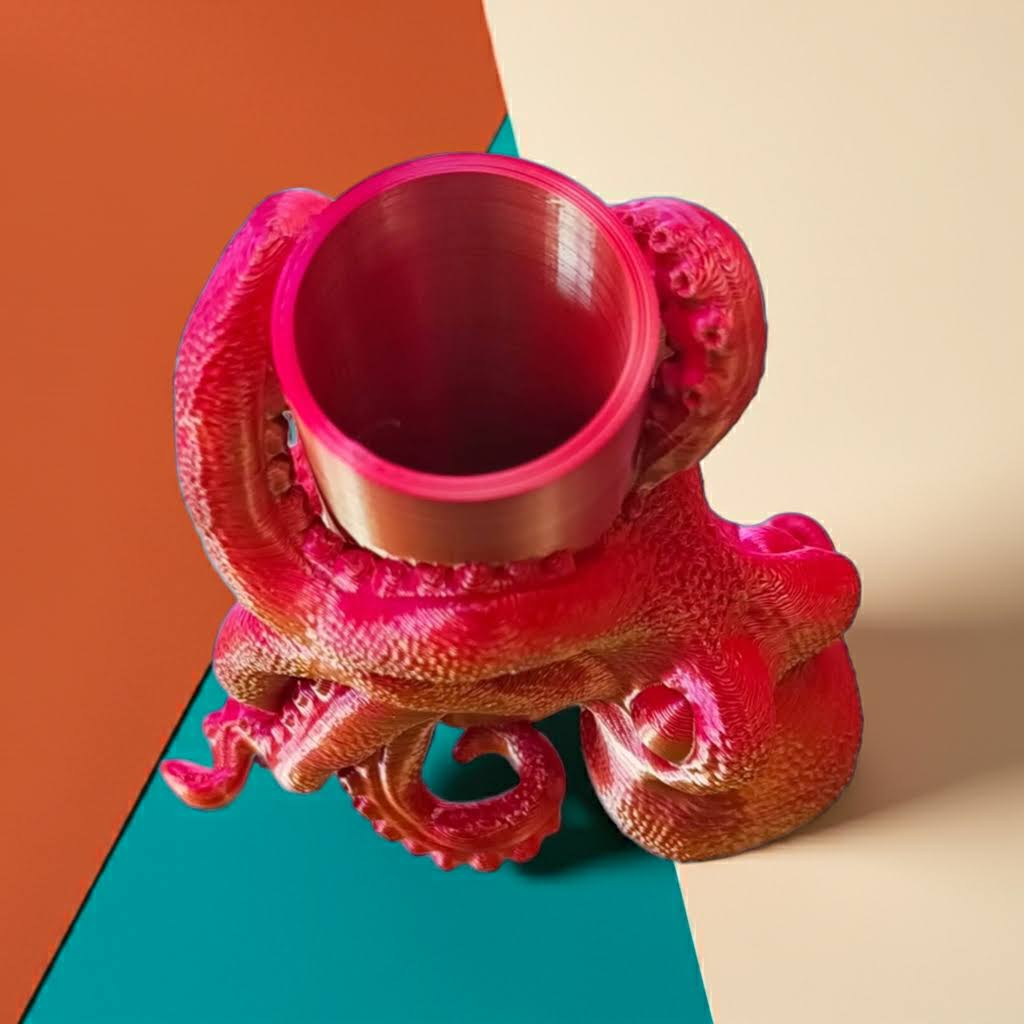 Octopus Bleistifthalter, Schreibtisch Organizer, Büro Organisation, Stifte aufbewahrung, Meer Deko, Stifteköcher