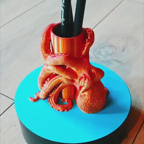 Octopus Bleistifthalter, Schreibtisch Organizer, Büro Organisation, Stifte aufbewahrung, Meer Deko, Stifteköcher