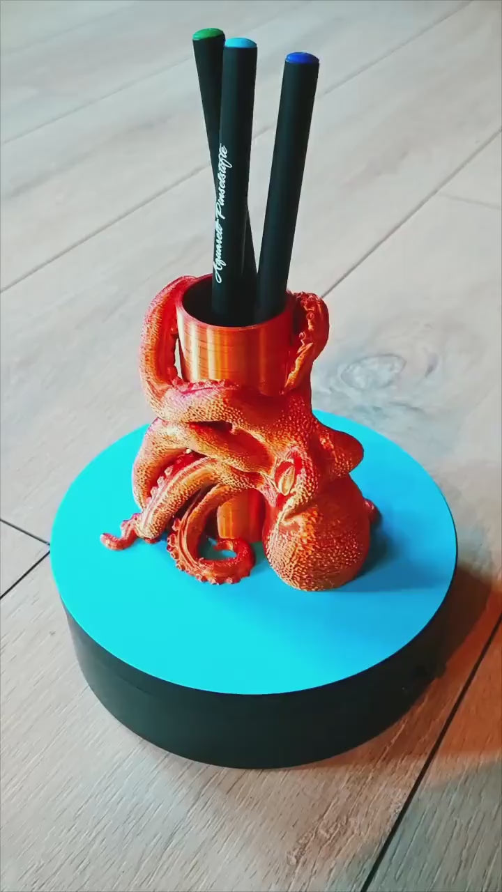 Octopus Bleistifthalter, Schreibtisch Organizer, Büro Organisation, Stifte aufbewahrung, Meer Deko, Stifteköcher
